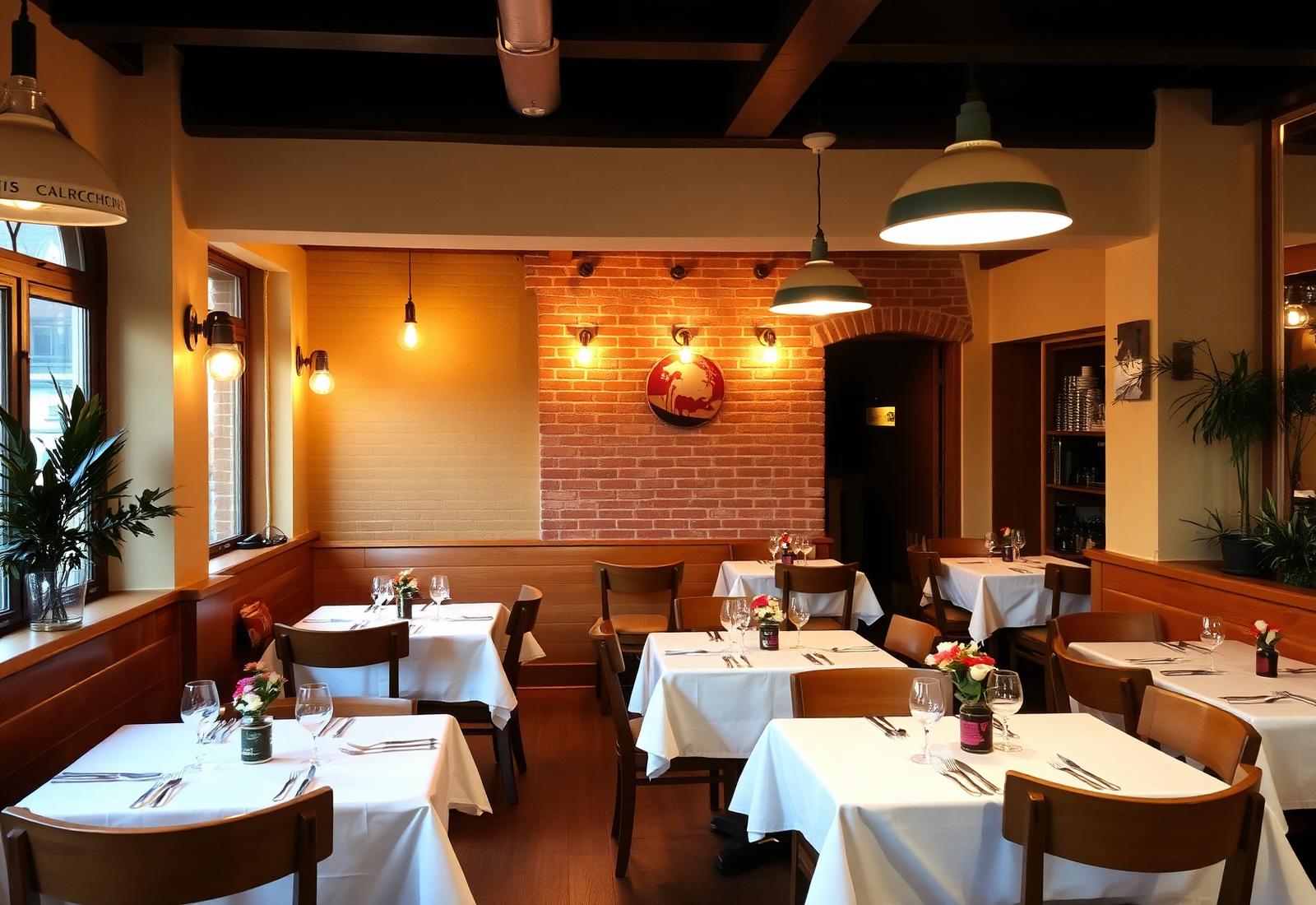 Salle du restaurant La Fontaine